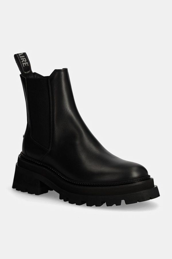 Zadig&Voltaire Usnjeni chelsea ZADIG&VOLTAIRE Ride Chelsea ženski, črna barva, SWCT00804