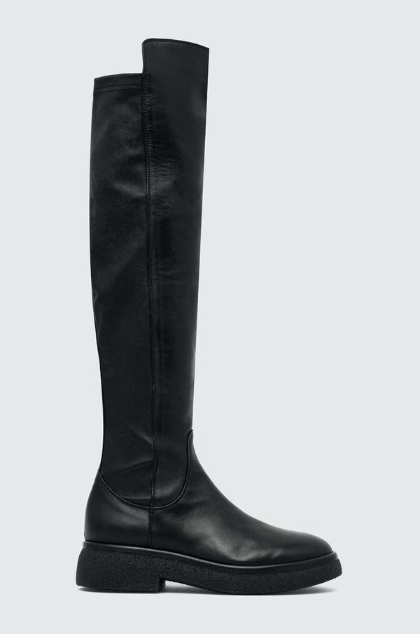 AGL Usnjeni elegantni škornji AGL ALISON R BOOT ženski, črna barva, D721586PWK06891013