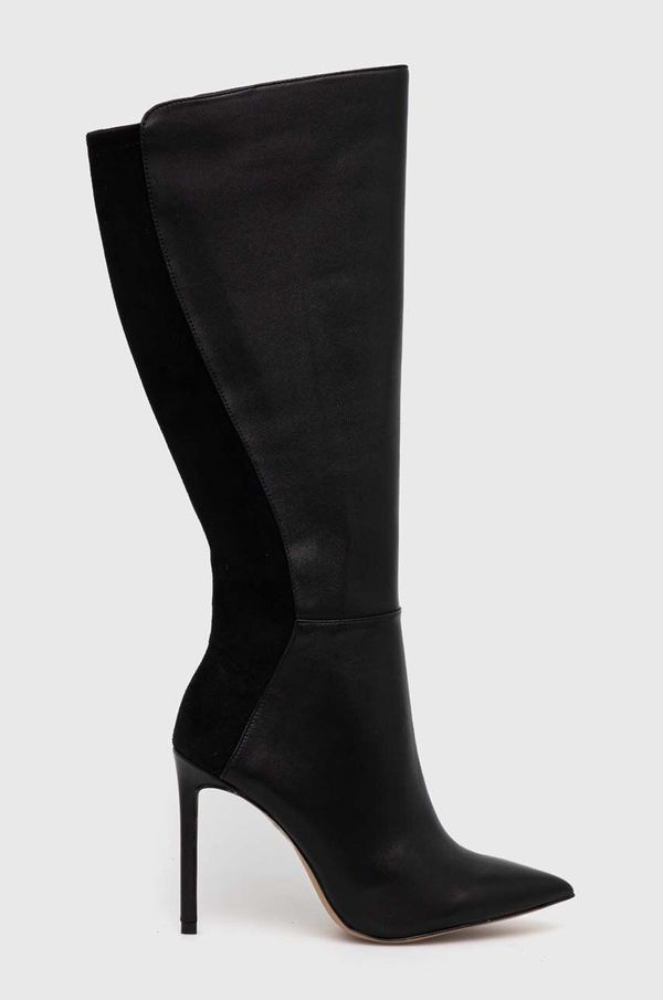 Aldo Usnjeni elegantni škornji Aldo Milann ženski, črna barva, 13658290.MILANN