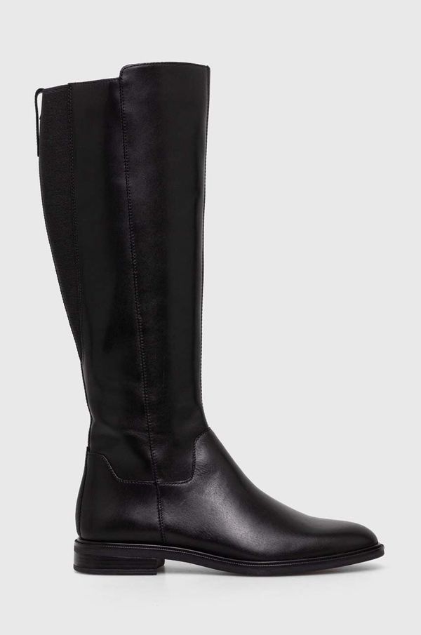 Vagabond Shoemakers Usnjeni elegantni škornji Vagabond Shoemakers FRANCES 2.0 ženski, črna barva, 5606.201.20
