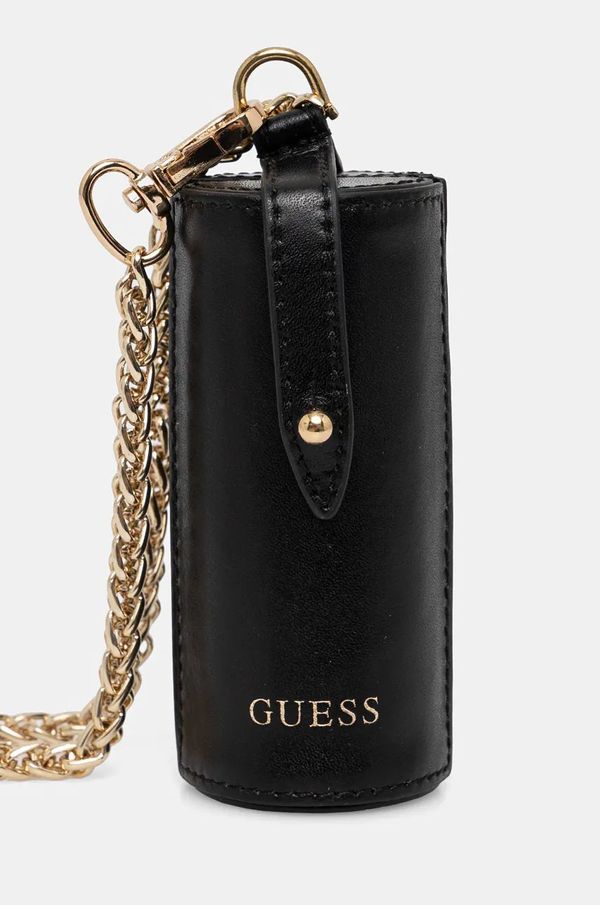 Guess Usnjeni etui za šminko Guess črna barva, RW1648 P4301