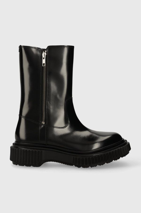 ADIEU Usnjeni gležnarji ADIEU Type 184 ženski, črna barva, 184