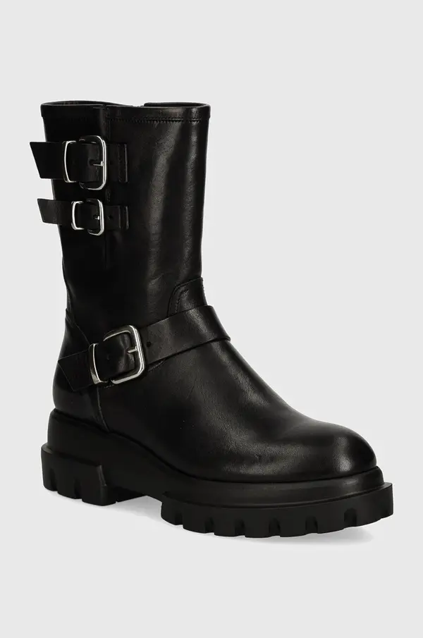 AGL Usnjeni gležnarji AGL Chunky Biker