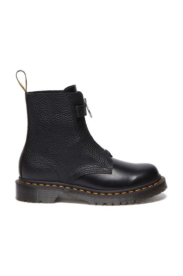 Dr. Martens Usnjeni gležnarji Dr. Martens 1460 Pascal Frnt Zip ženski, črna barva, DM32054001