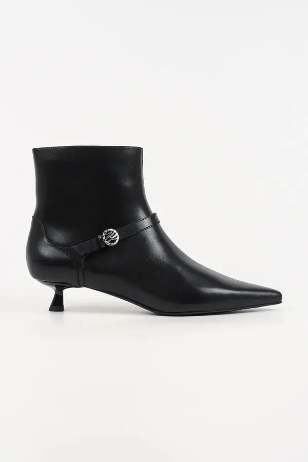 Karl Lagerfeld Usnjeni gležnarji Karl Lagerfeld PASHA