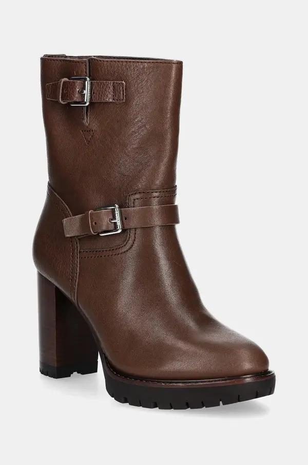 Lauren Ralph Lauren Usnjeni gležnarji Lauren Ralph Lauren Lyvia