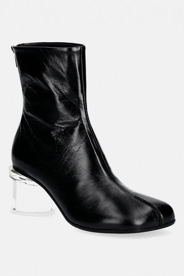 MM6 Maison Margiela Usnjeni gležnarji MM6 Maison Margiela