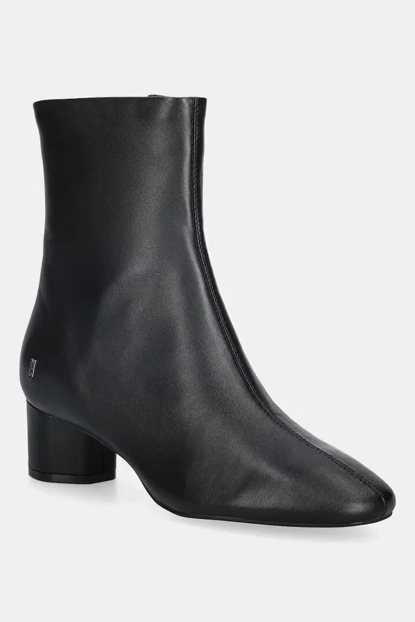 Nokwol Usnjeni gležnarji Nokwol Alyssa Black Leather