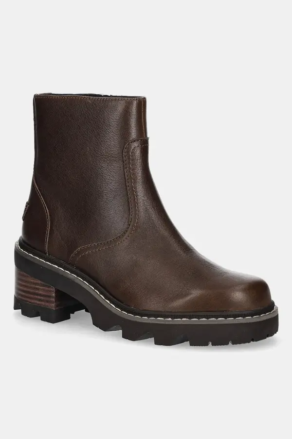 Sorel Usnjeni gležnarji Sorel JOAN NOW ZIP BOOTIE