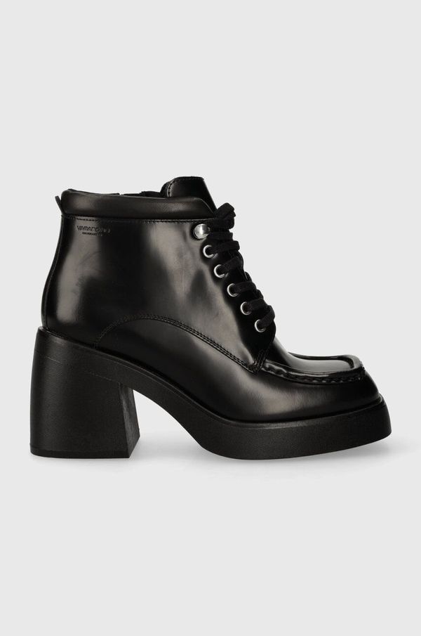 Vagabond Shoemakers Usnjeni gležnarji Vagabond Shoemakers BROOKE ženski, črna barva, 5644.004.20