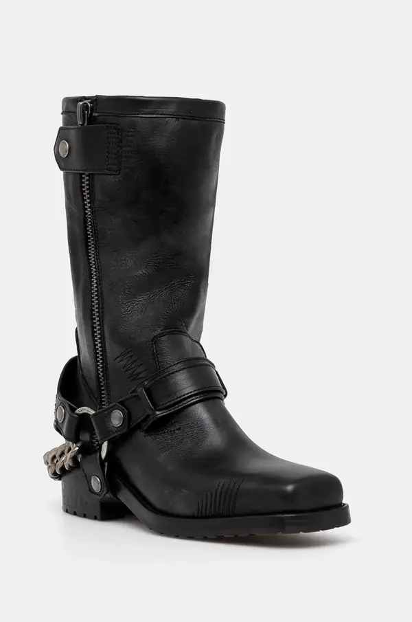 Zadig&Voltaire Usnjeni gležnarji ZADIG&VOLTAIRE Igata Boots