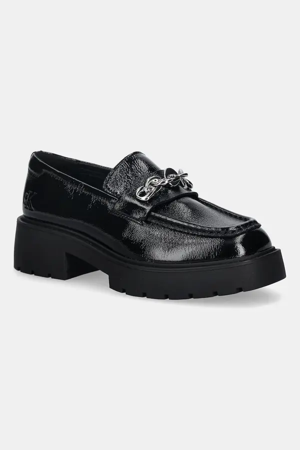 Calvin Klein Usnjeni mokasini Calvin Klein CHUNKY LOAFER HDW LTH