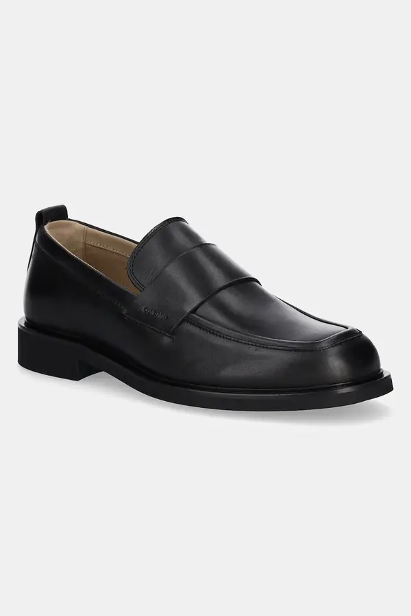 Calvin Klein Usnjeni mokasini Calvin Klein SQ RUBBER LOAFER