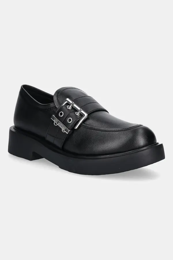 Love Moschino Usnjeni mokasini Love Moschino