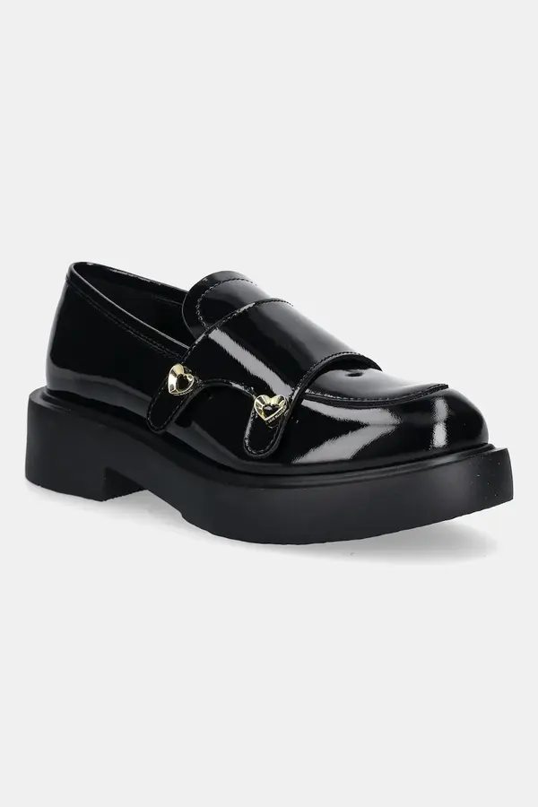Love Moschino Usnjeni mokasini Love Moschino