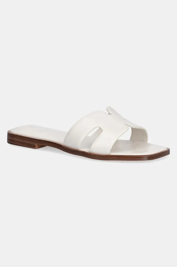 Aldo Usnjeni natikači Aldo ITSANDAL ženski, bež barva, 13991497