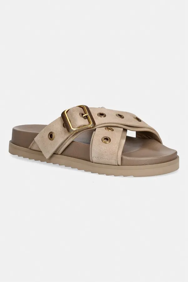 AllSaints Usnjeni natikači AllSaints Suki Western Sandal