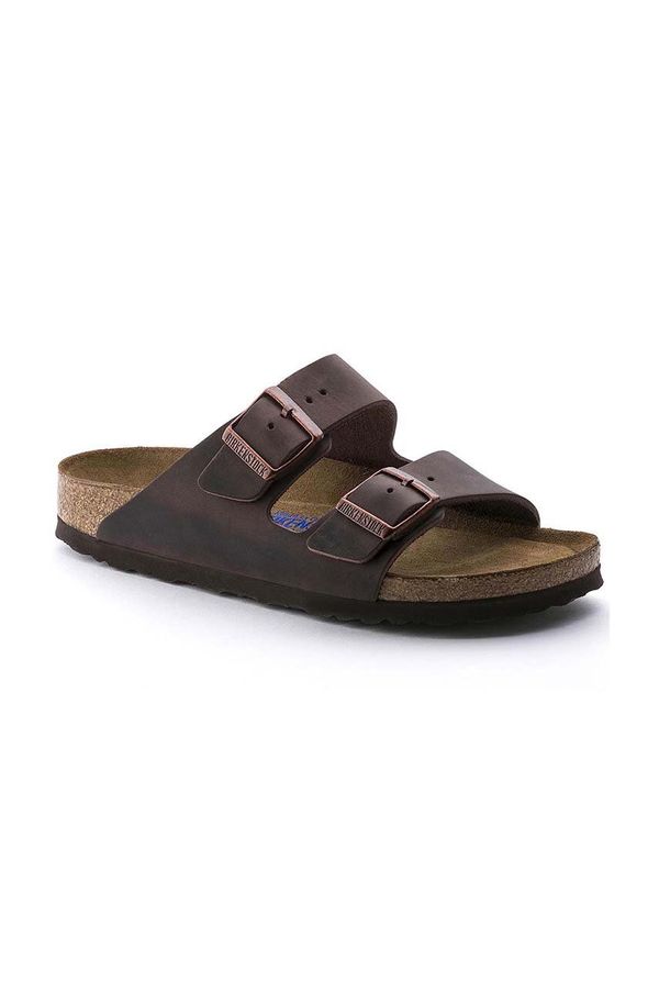 Birkenstock Usnjeni natikači Birkenstock Arizona moško