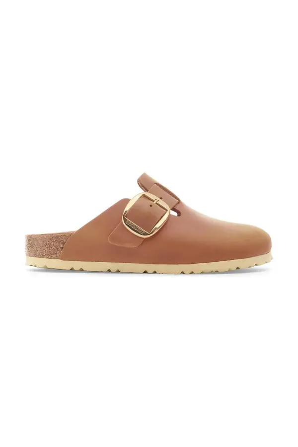 Birkenstock Usnjeni natikači Birkenstock Boston Big Buckle