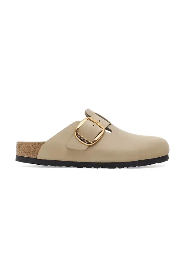 Birkenstock Usnjeni natikači Birkenstock Boston Big Buckle