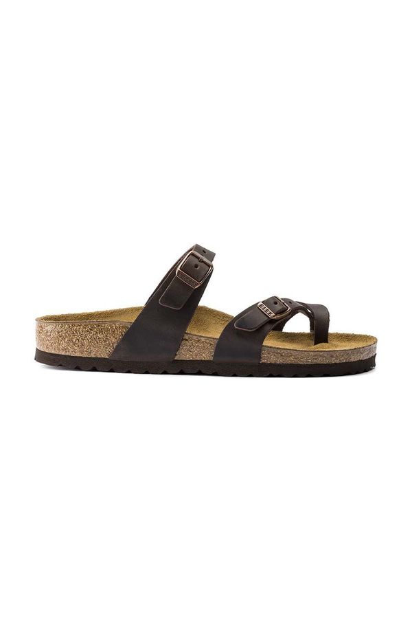 Birkenstock Usnjeni natikači Birkenstock Mayari žensko,