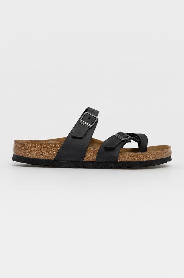 Birkenstock Usnjeni natikači Birkenstock ženski