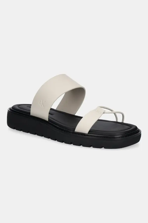 Calvin Klein Jeans Usnjeni natikači Calvin Klein Jeans ROPE SANDAL SOFT LTH MG