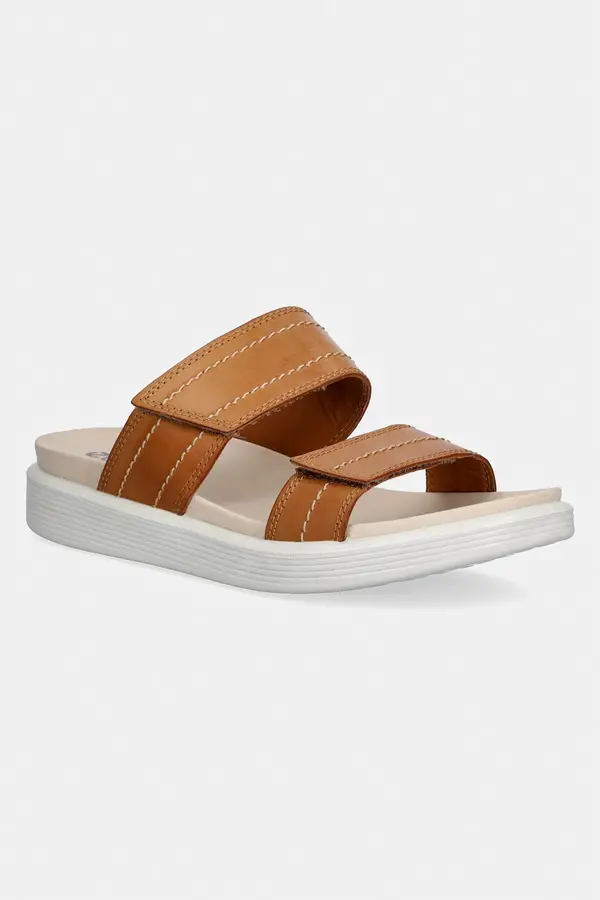 Ecco Usnjeni natikači Ecco Soft Sandal W