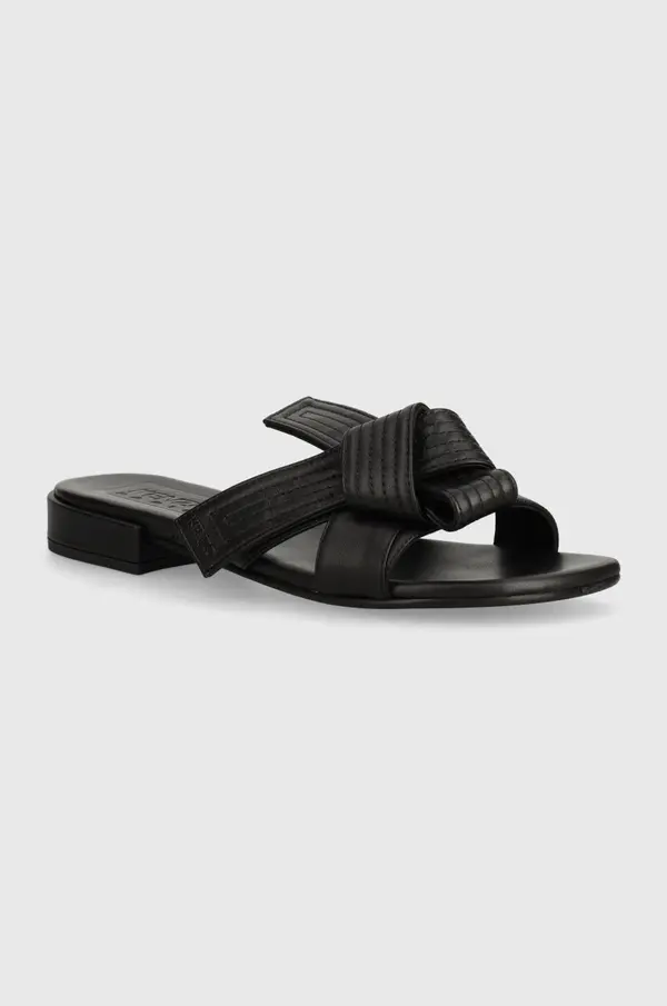 Kenzo Usnjeni natikači Kenzo Oki Leather Mules
