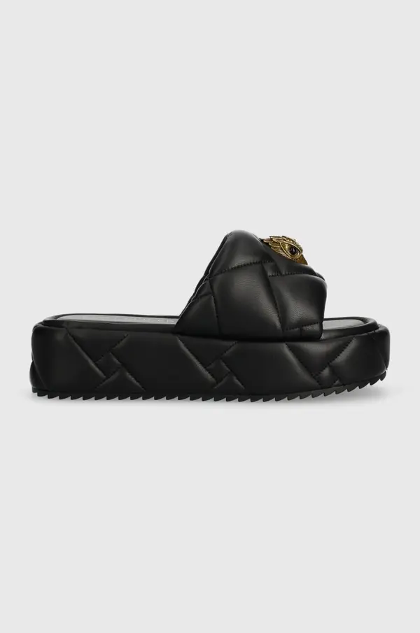 Kurt Geiger London Usnjeni natikači Kurt Geiger London Kensington Puff Flatform