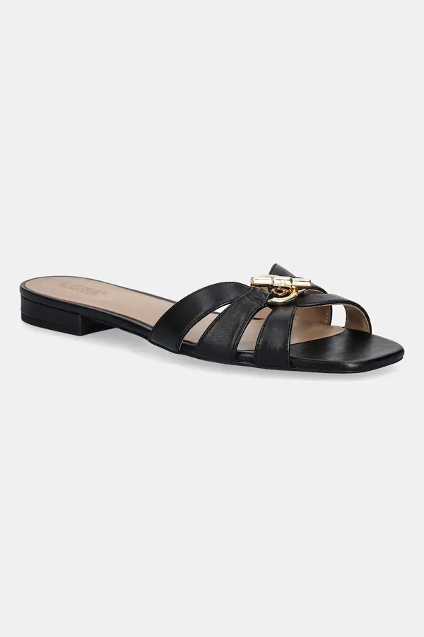 Lauren Ralph Lauren Usnjeni natikači Lauren Ralph Lauren Blike Slide