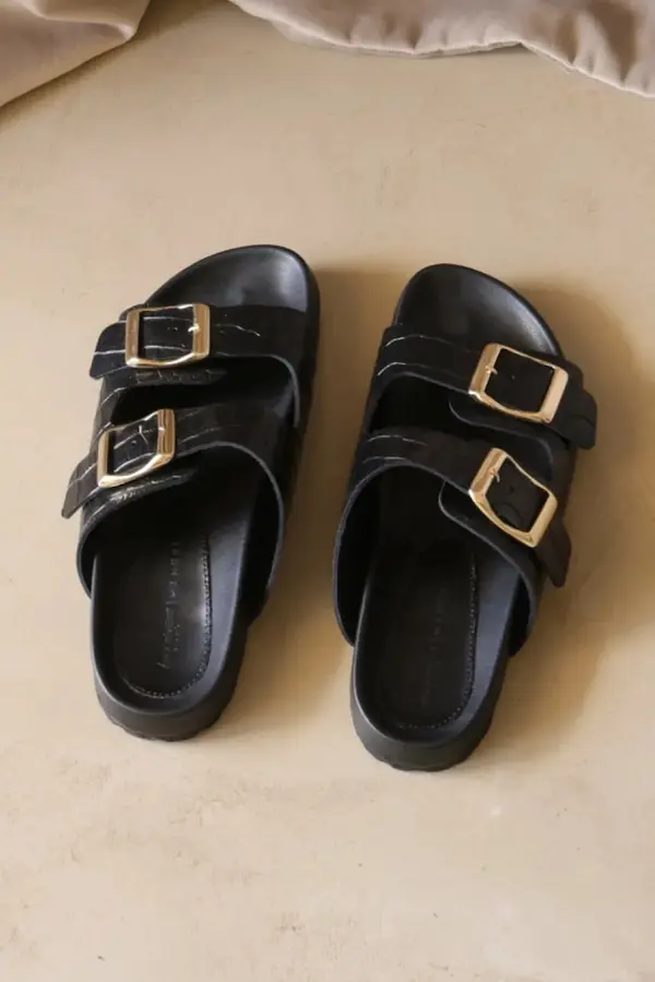 Manebi Usnjeni natikači Manebi Traveler Nordic Sandals