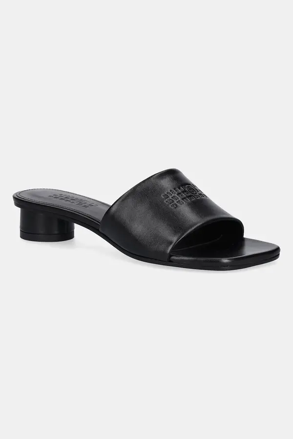 MM6 Maison Margiela Usnjeni natikači MM6 Maison Margiela