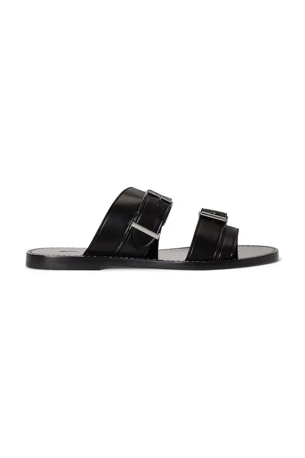 Polo Ralph Lauren Usnjeni natikači Polo Ralph Lauren Bkle Slide