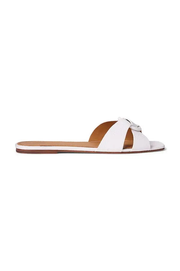 Polo Ralph Lauren Usnjeni natikači Polo Ralph Lauren Plo Rng Br Sandal
