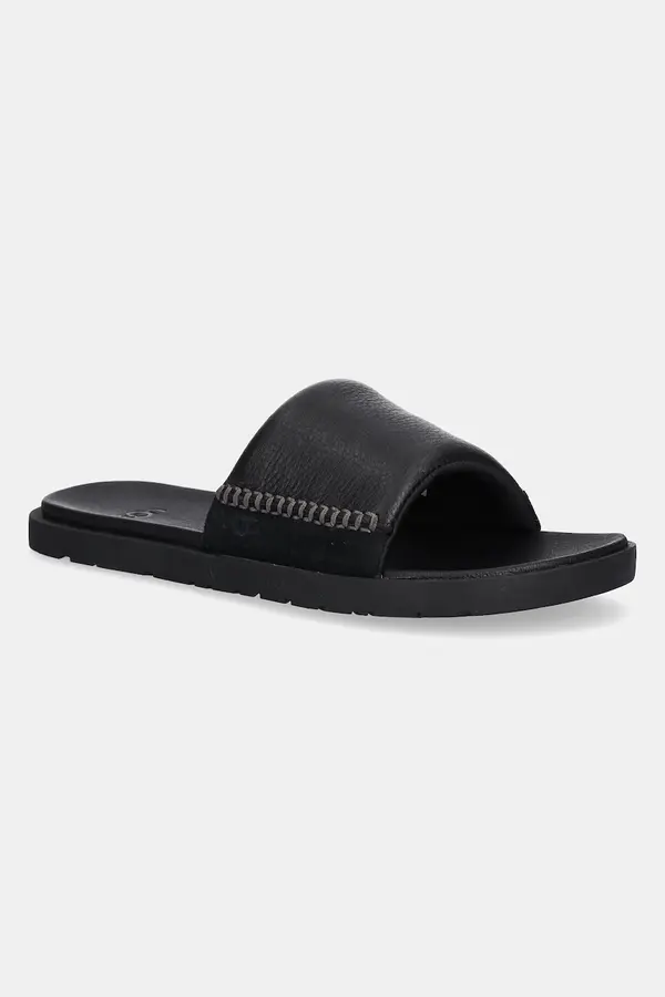 UGG Usnjeni natikači UGG Seaside II Slide