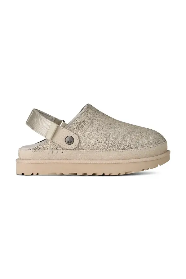 UGG Usnjeni natikači UGG W Goldenstar Crackle Clog