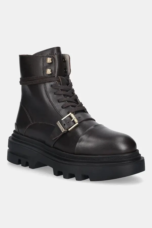 AllSaints Usnjeni nizki škornji AllSaints ASTRID BOOT