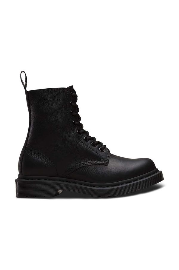 Dr. Martens Usnjeni nizki škornji Dr. Martens 1460 Pascal MONO ženski, črna barva