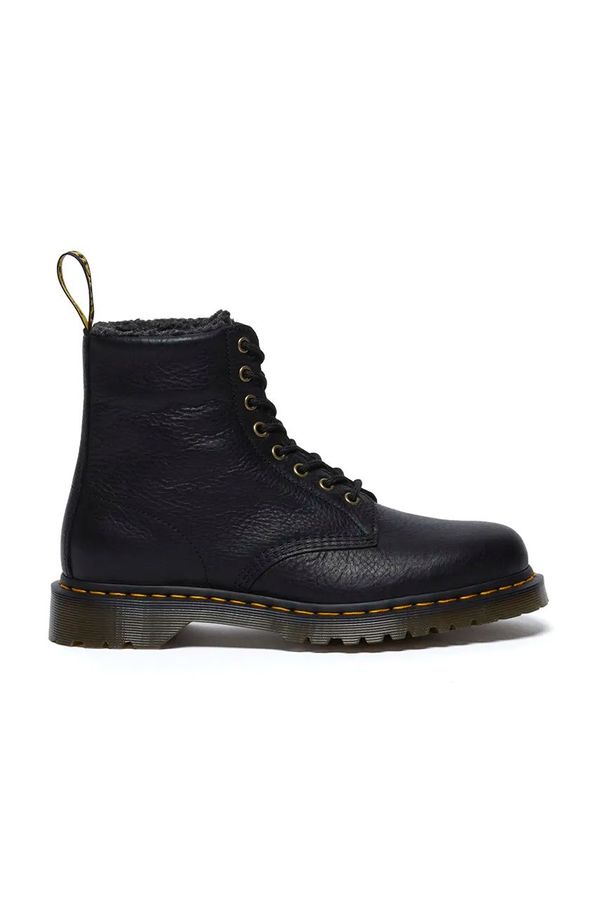 Dr. Martens Usnjeni nizki škornji Dr. Martens 1460 WL ženski, črna barva, DM31873001