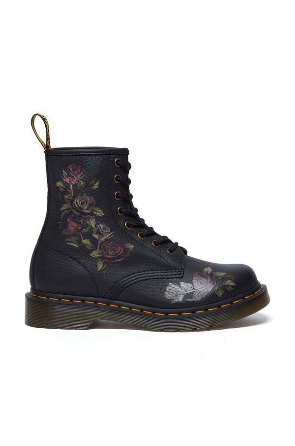 Dr. Martens Usnjeni nizki škornji Dr. Martens 1460 ženski, črna barva, DM32070001