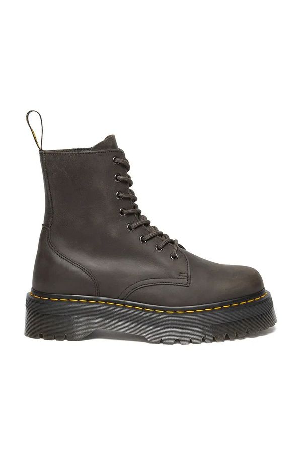 Dr. Martens Usnjeni nizki škornji Dr. Martens Jadon ženski, črna barva, DM31985057