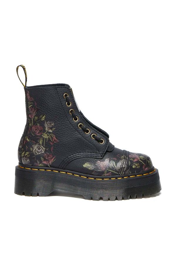 Dr. Martens Usnjeni nizki škornji Dr. Martens Sinclair ženski, črna barva, DM32050001