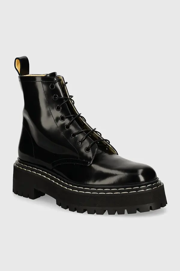 Proenza Schouler Usnjeni nizki škornji Proenza Schouler Lug Sole