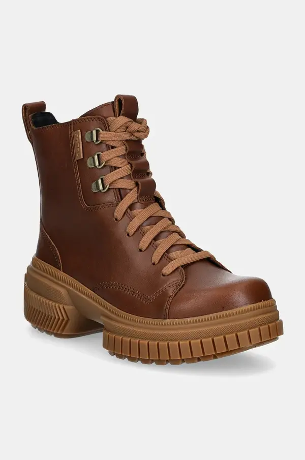 Sorel Usnjeni nizki škornji Sorel ONA AVE BOOT LACE WP