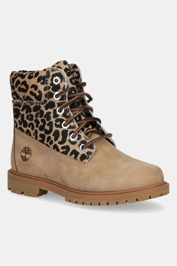 Timberland Usnjeni nizki škornji Timberland Premium 6 Inch Lace Up