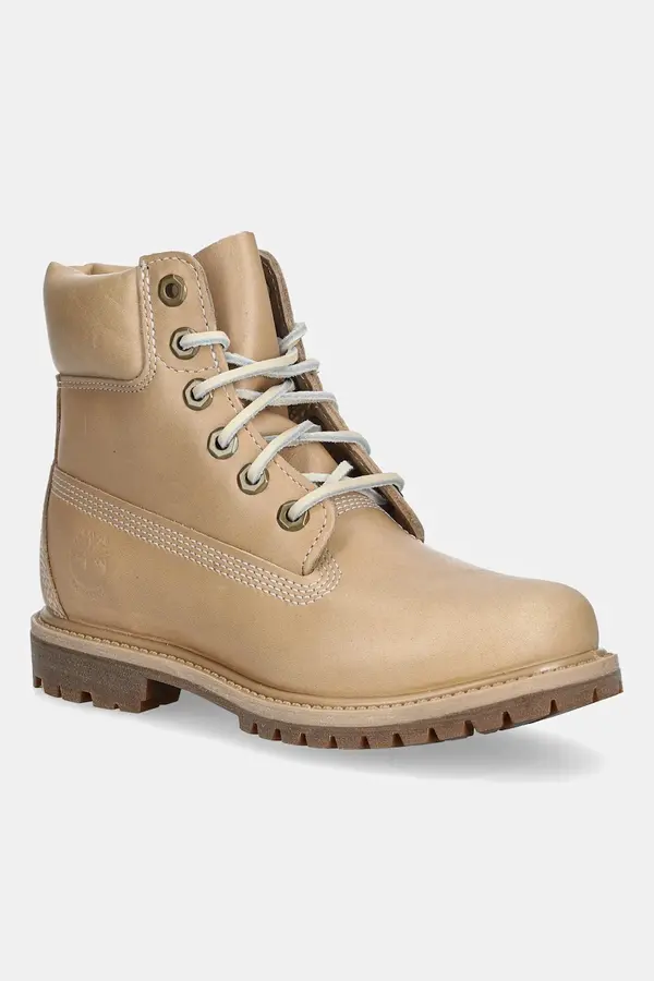 Timberland Usnjeni nizki škornji Timberland Premium 6 Inch Lace Up Waterproof