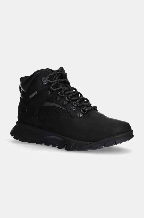 Timberland Usnjeni piščančki Timberland MT Lincoln moški, črna barva, TB1A61NM0151