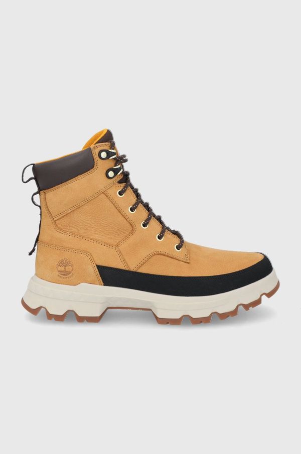 Timberland Usnjeni piščančki Timberland TBL ORIGINALS ULTRA moški, rumena barva