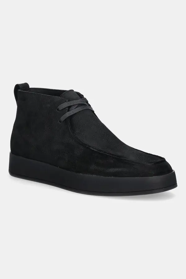 Calvin Klein Usnjeni polškornji Calvin Klein HYBRID CUP APRON BOOT NU W